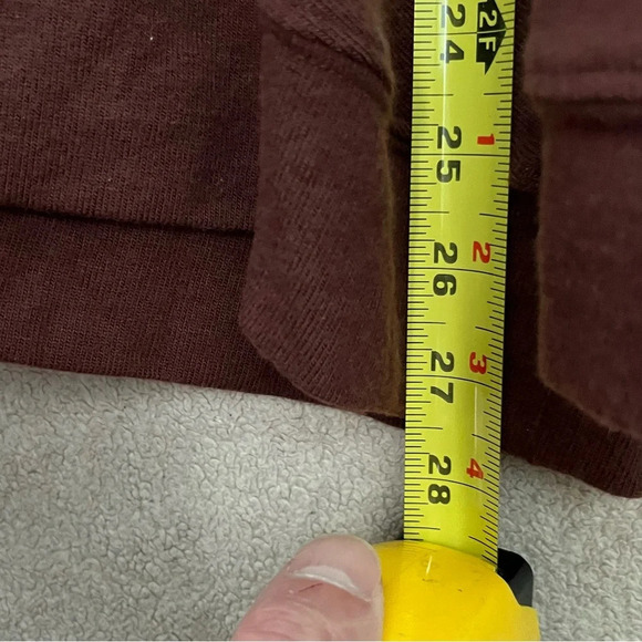 Michael Stars Emmy Hooded Sweatshirt-Hoodie Pullover-Women’s 2X-Maroon-Burgundy - Picture 14 of 15